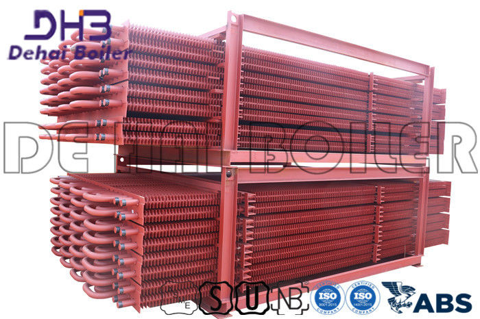 Industrial Biomass Boiler Finned Tube Economizer Painted Anti Corrosion
